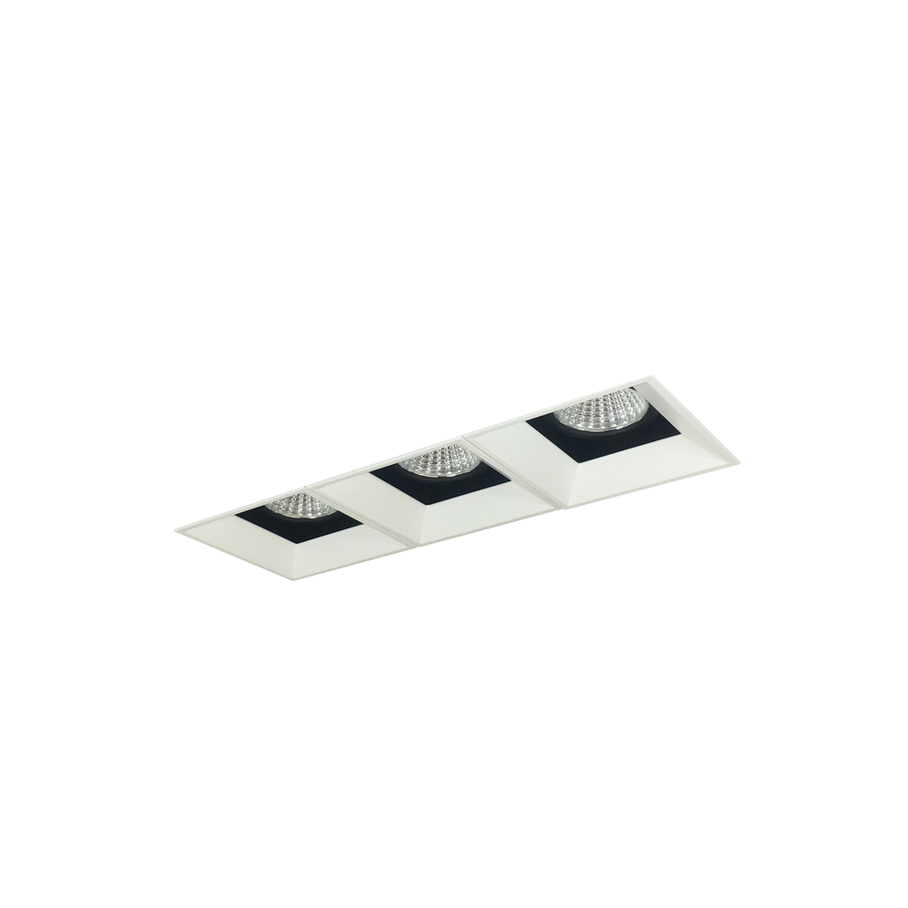 Iolite MLS 3-Head Trimless Reflector Kit, 3500K, 1000lm, Black/MPW Fixed Downlt. Trims