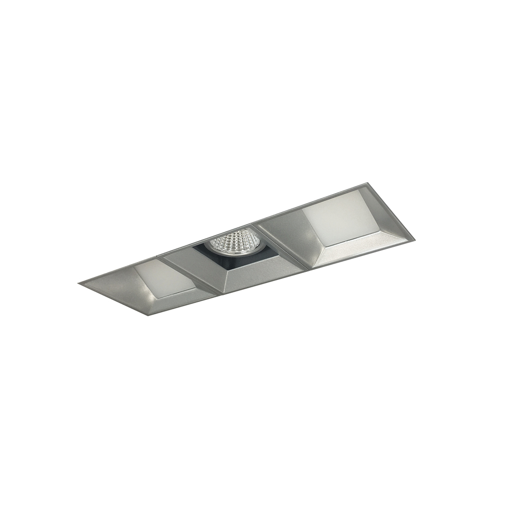 Iolite MLS 3-Head Trimless Reflector Kit, 3000K, 1000lm, Haze Fixed Downlt./Wall Wash Trims
