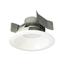Nora NLCBC2-55140MPW/10 - 5" Cobalt Click Round Retrofit Reflector, 1000lm / 12W, 4000K, Matte Powder White Reflector /