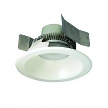Nora NLCBC2-55130WW/10 - 5" Cobalt Click Round Retrofit Reflector, 1000lm / 12W, 3000K, White Reflector / White Flange