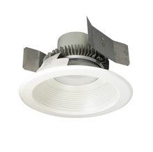 Nora NLCBC2-55227MPW/10 - 5" Cobalt Click Round Retrofit Baffle, 1000lm / 12W, 2700K, Matte Powder White Baffle / Matte