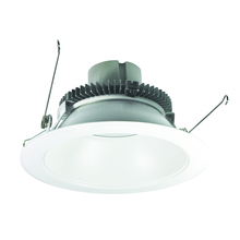 Nora NLCBC2-65140MPW/10 - 6" Cobalt Click Round Retrofit Reflector, 1000lm / 12W, 4000K, Matte Powder White Reflector /