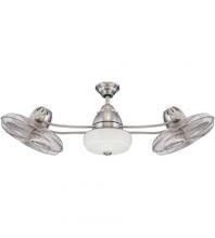 Craftmade BW248BNK6 - 48" Bellows II in Brushed Polished Nickel w/ Brushed Polished Nickel Blades