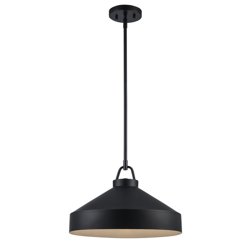 1LT PENDANT-16" BUCKET-BK
