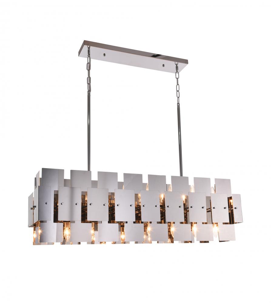 Chandelier Shiny Nickel