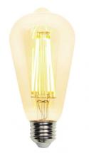 Westinghouse 0317700 - 5W ST20 Filament LED Dimmable Warm White Amber Finish E26 (Medium) Base, 120 Volt, Box
