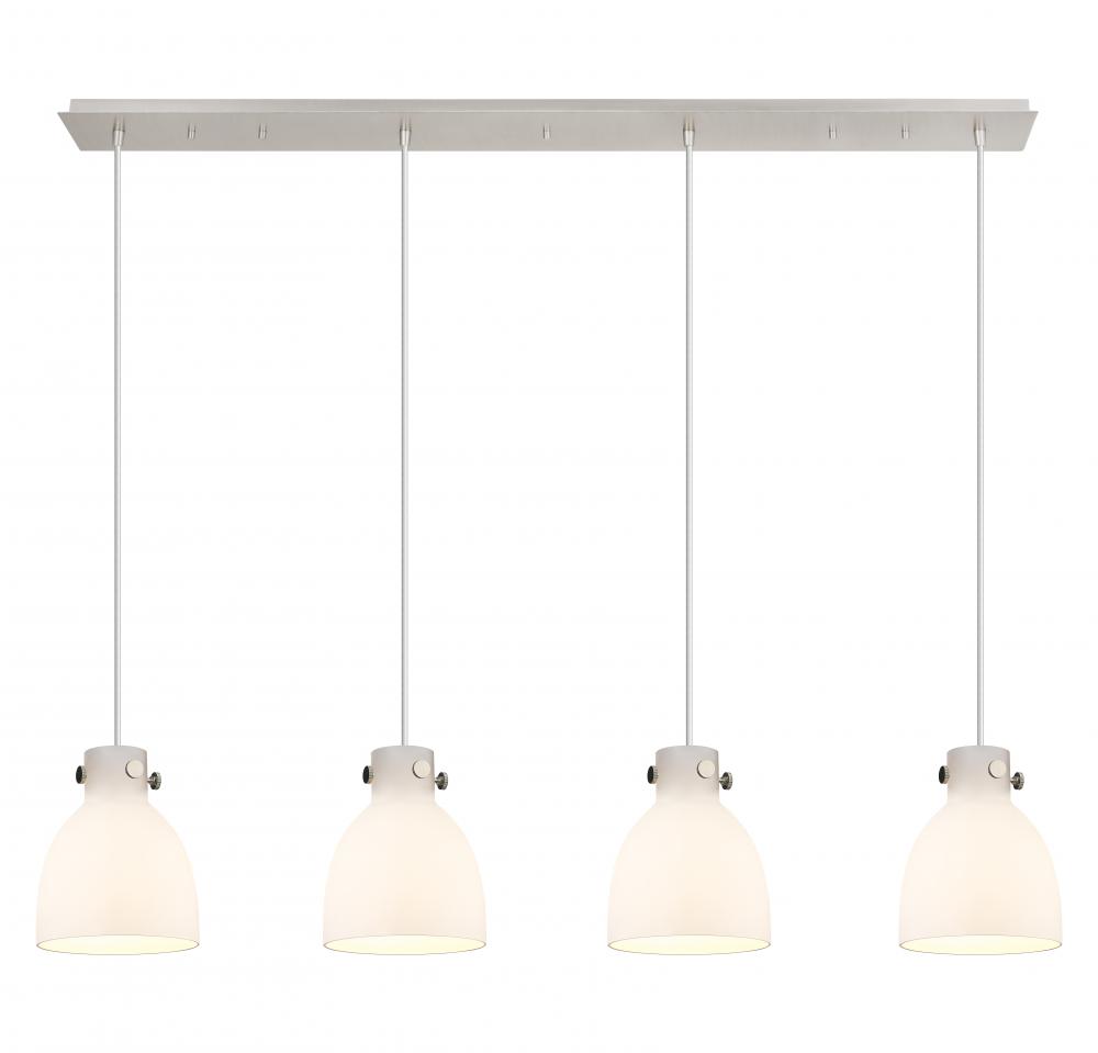 Newton Bell - 4 Light - 52 inch - Polished Nickel - Linear Pendant