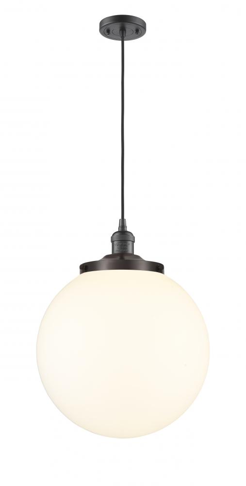 Beacon - 1 Light - 14 inch - Oil Rubbed Bronze - Cord hung - Mini Pendant
