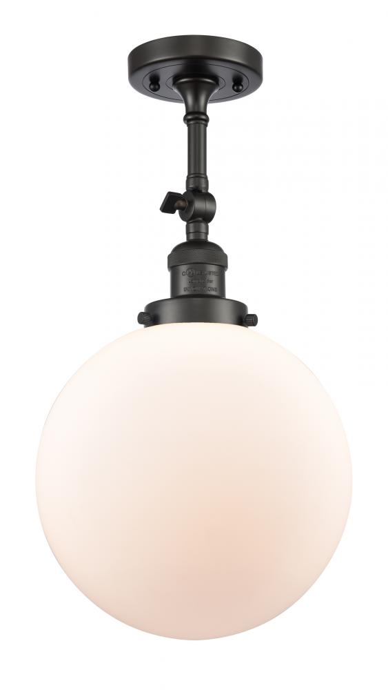 Beacon - 1 Light - 10 inch - Oil Rubbed Bronze - Adjustable Semi-Flush Mount