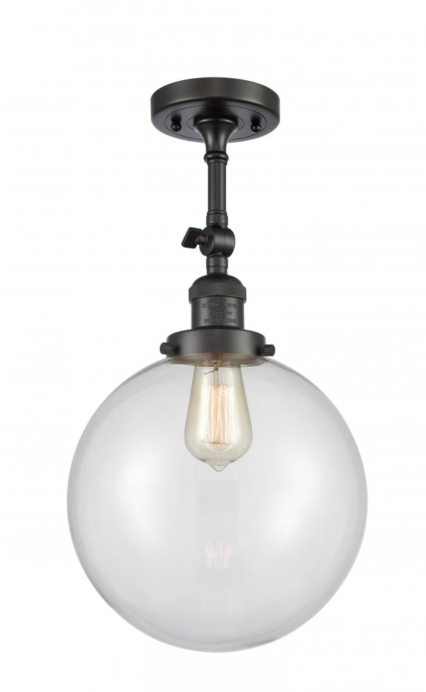 Beacon - 1 Light - 10 inch - Oil Rubbed Bronze - Adjustable Semi-Flush Mount