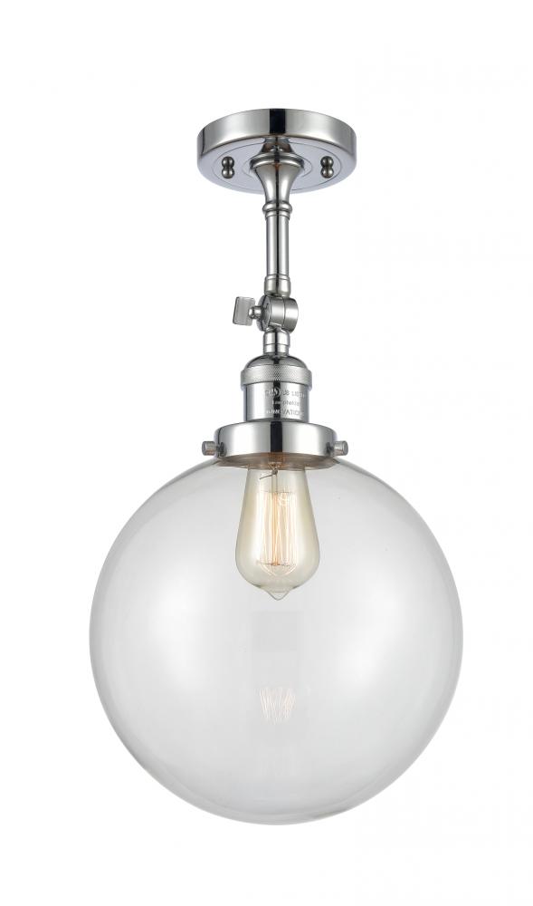 Beacon - 1 Light - 10 inch - Polished Chrome - Adjustable Semi-Flush Mount