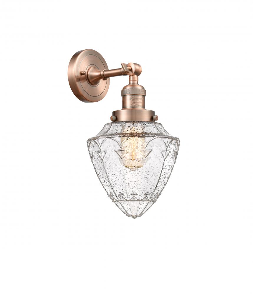 Bullet - 1 Light - 7 inch - Antique Copper - Adjustable Sconce