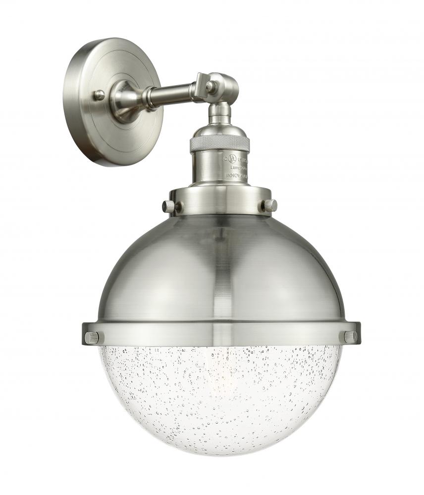 Hampden - 1 Light - 9 inch - Brushed Satin Nickel - Adjustable Sconce