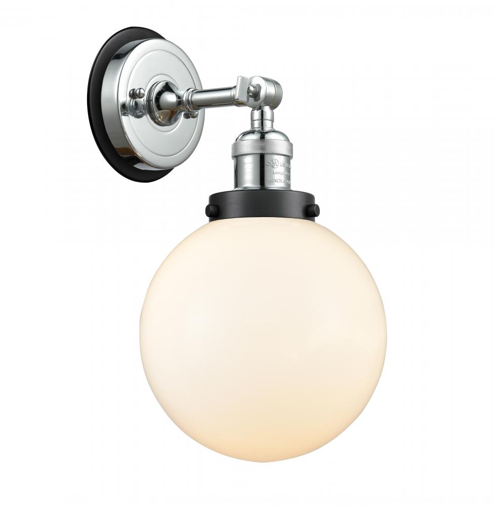 Beacon - 1 Light - 8 inch - Brushed Brass - Sconce