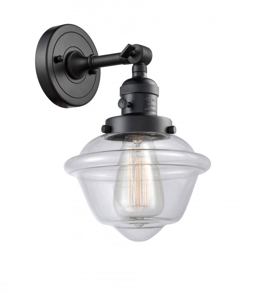 Oxford - 1 Light - 8 inch - Matte Black - Adjustable Sconce