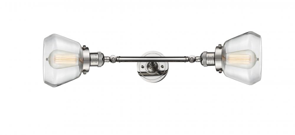 Fulton - 2 Light - 7 inch - Polished Nickel - Adjustable Bath Vanity Light