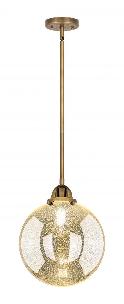 Beacon - 1 Light - 10 inch - Brushed Brass - Cord hung - Mini Pendant