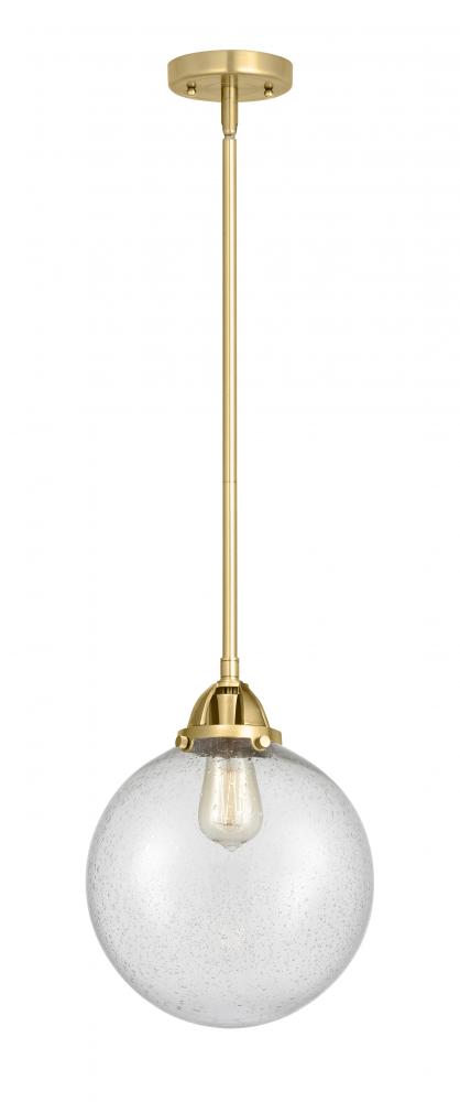 Beacon - 1 Light - 10 inch - Satin Gold - Cord hung - Mini Pendant