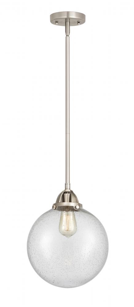 Beacon - 1 Light - 10 inch - Brushed Satin Nickel - Cord hung - Mini Pendant