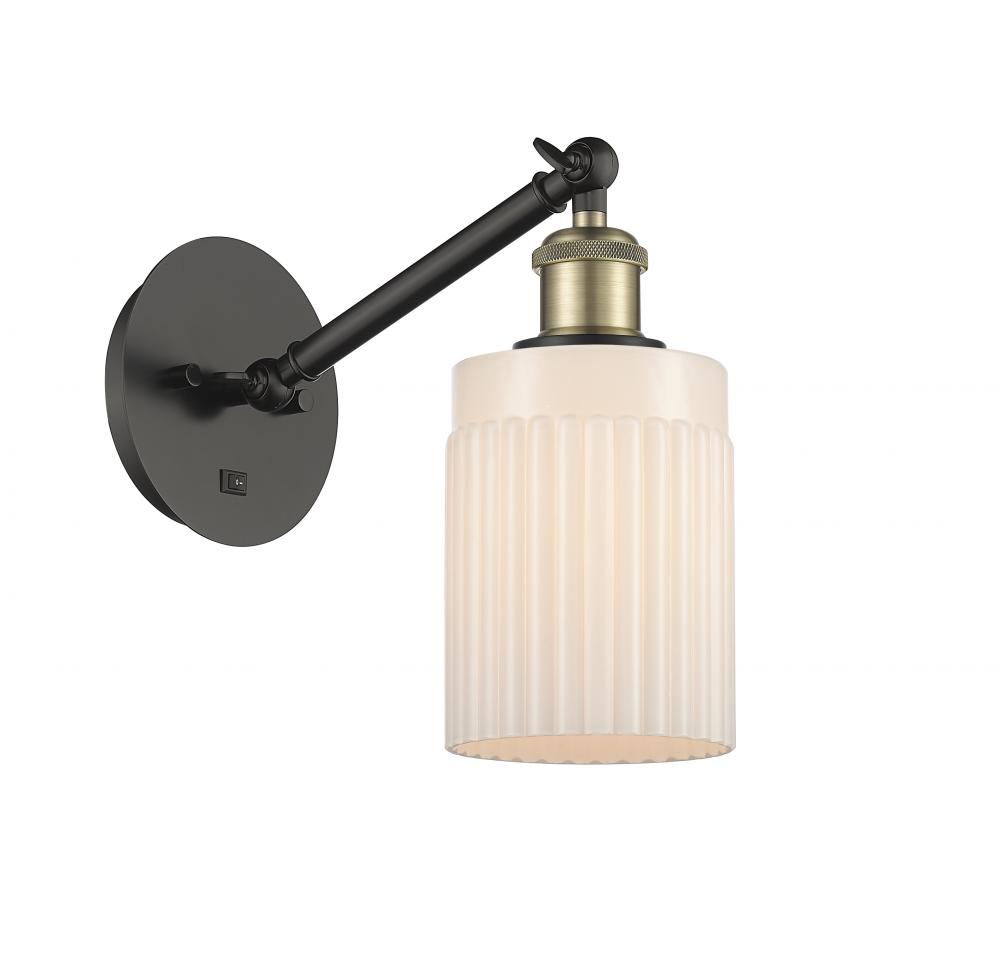 Hadley - 1 Light - 5 inch - Black Antique Brass - Adjustable Sconce