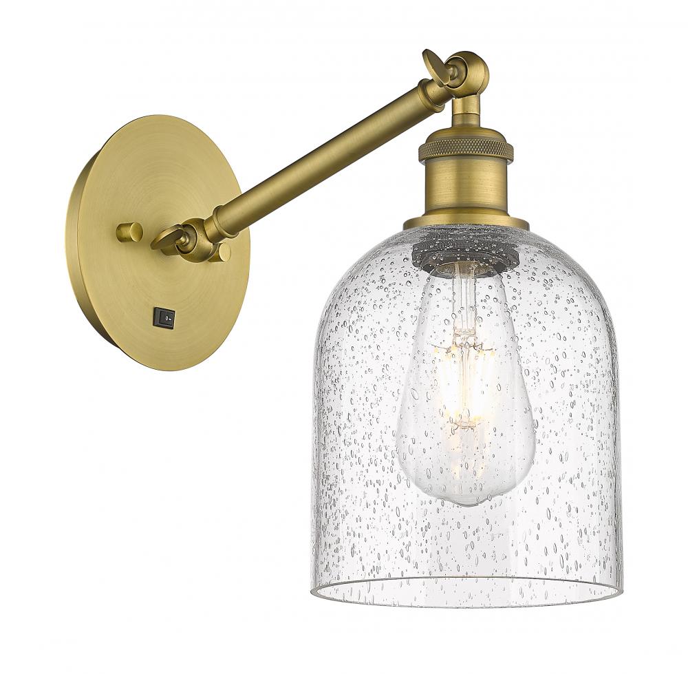 Bella - 1 Light - 6 inch - Brushed Brass - Adjustable Sconce