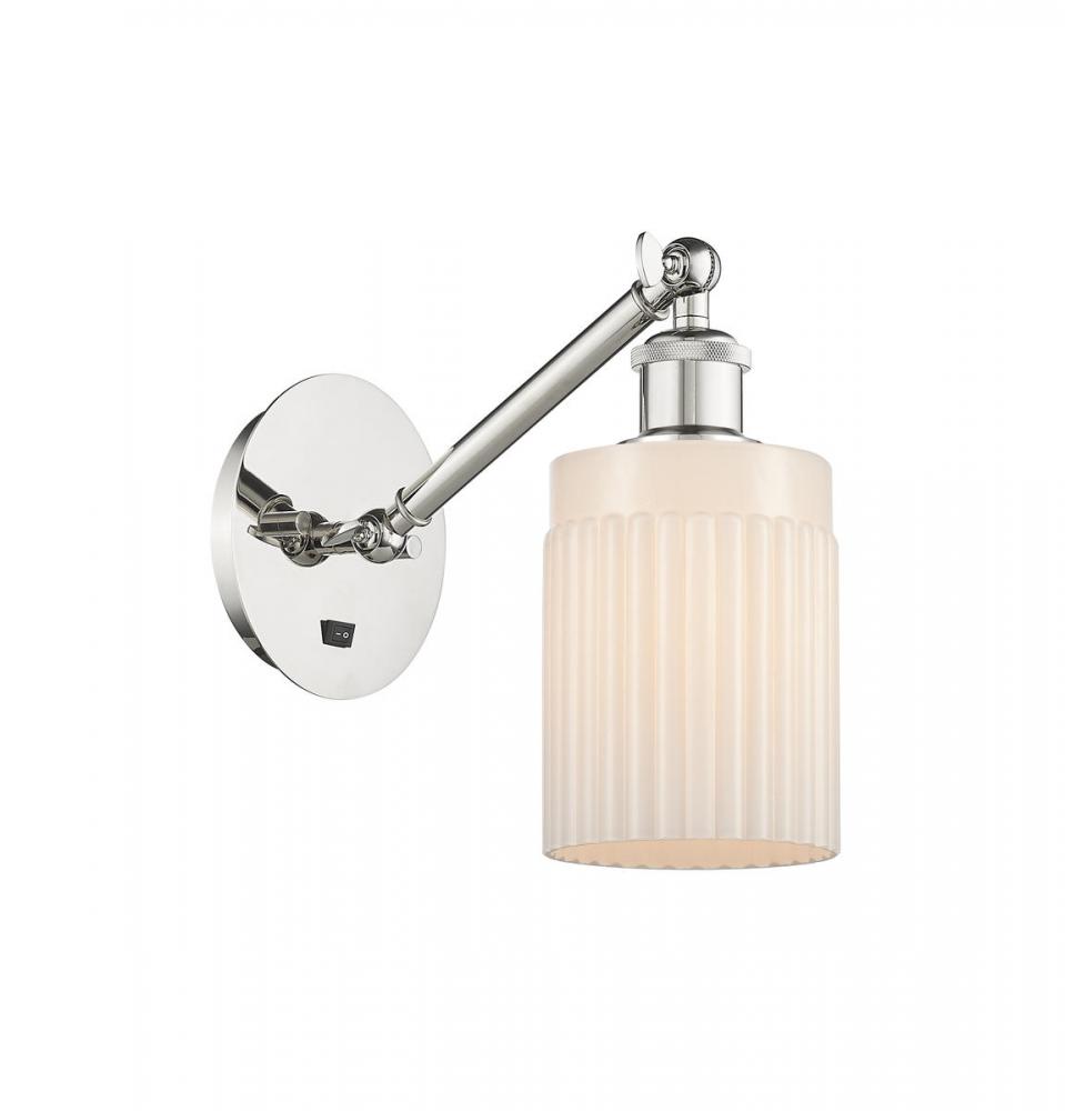 Hadley - 1 Light - 5 inch - Polished Nickel - Adjustable Sconce