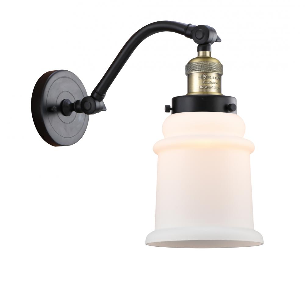 Canton - 1 Light - 6 inch - Black Antique Brass - Adjustable Sconce