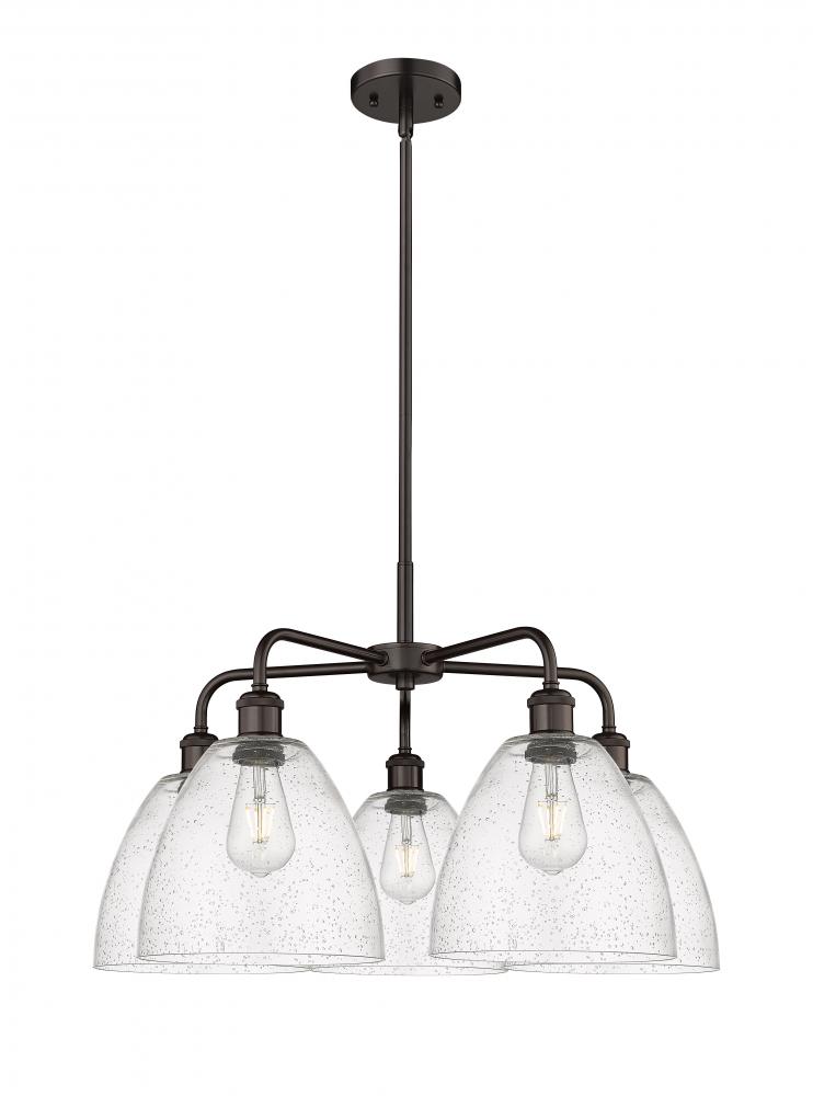 Bristol - 5 Light - 27 inch - Oil Rubbed Bronze - Chandelier