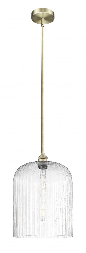 Bridal Veil - 1 Light - 5 inch - Antique Brass - Cord hung - Mini Pendant