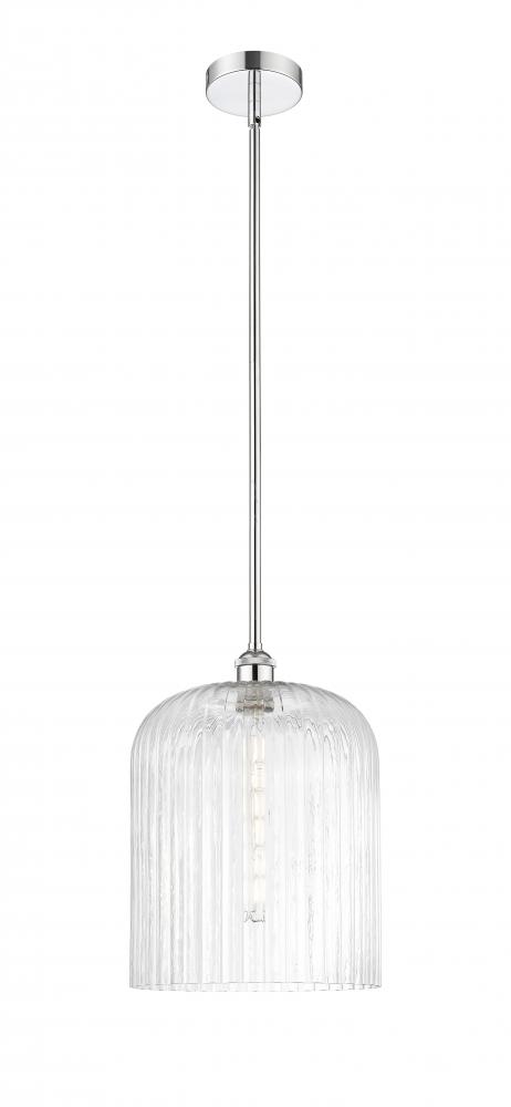 Bridal Veil - 1 Light - 5 inch - Polished Chrome - Cord hung - Mini Pendant