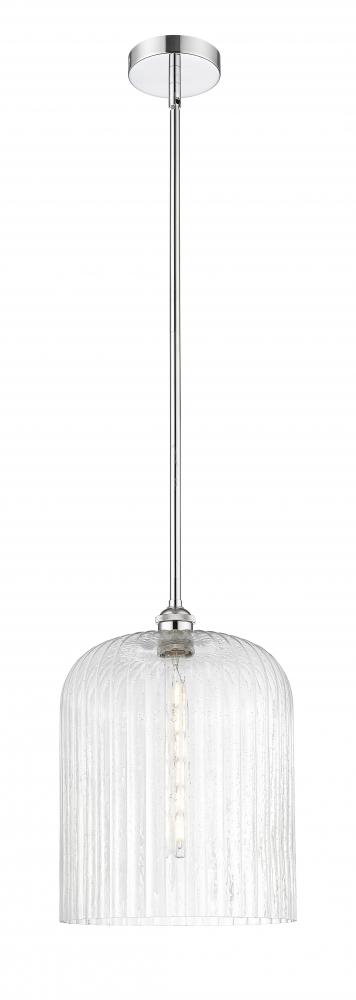 Bridal Veil - 1 Light - 5 inch - Polished Chrome - Cord hung - Mini Pendant