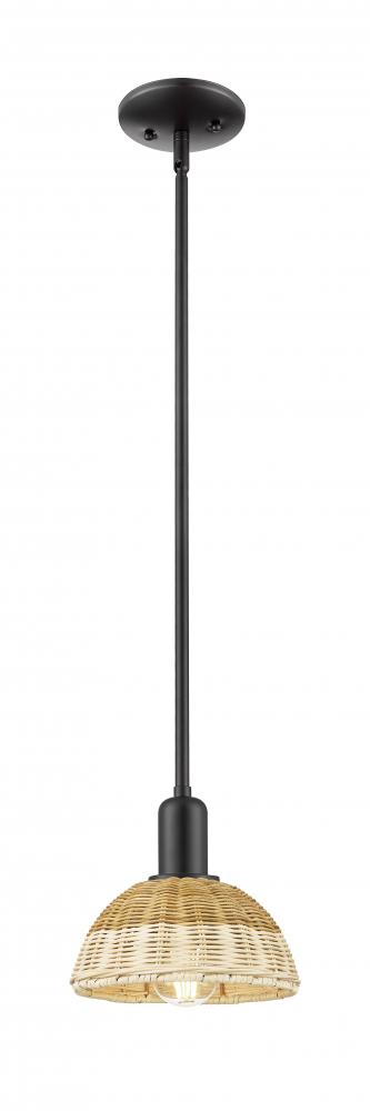 Natural Ballston Dome - 1 Light - 6 inch - Brushed Brass - Mini Pendant