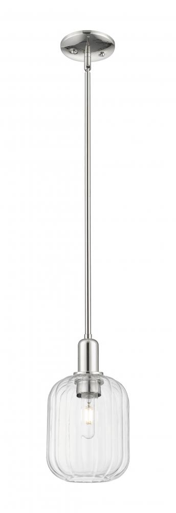 Preston - 1 Light - 6 inch - Polished Nickel - Mini Pendant