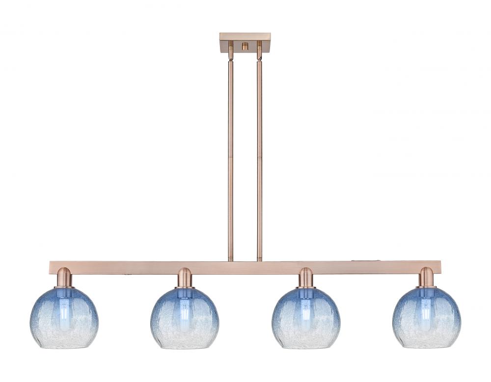 Brookhaven Globe - 4 Light - 48 inch - Antique Copper - Cord hung - Island Light