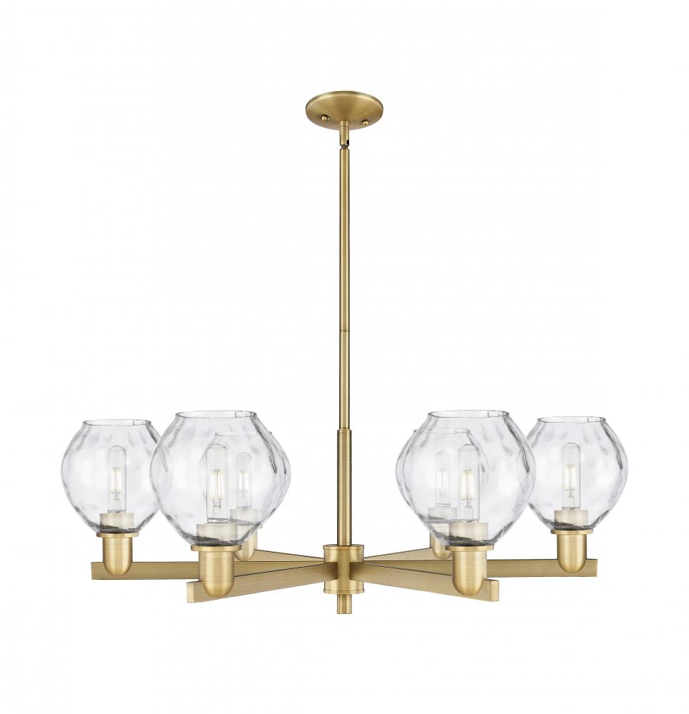 Waverly - 6 Light - 36 inch - Champagne Bronze - Stem hung - Chandelier