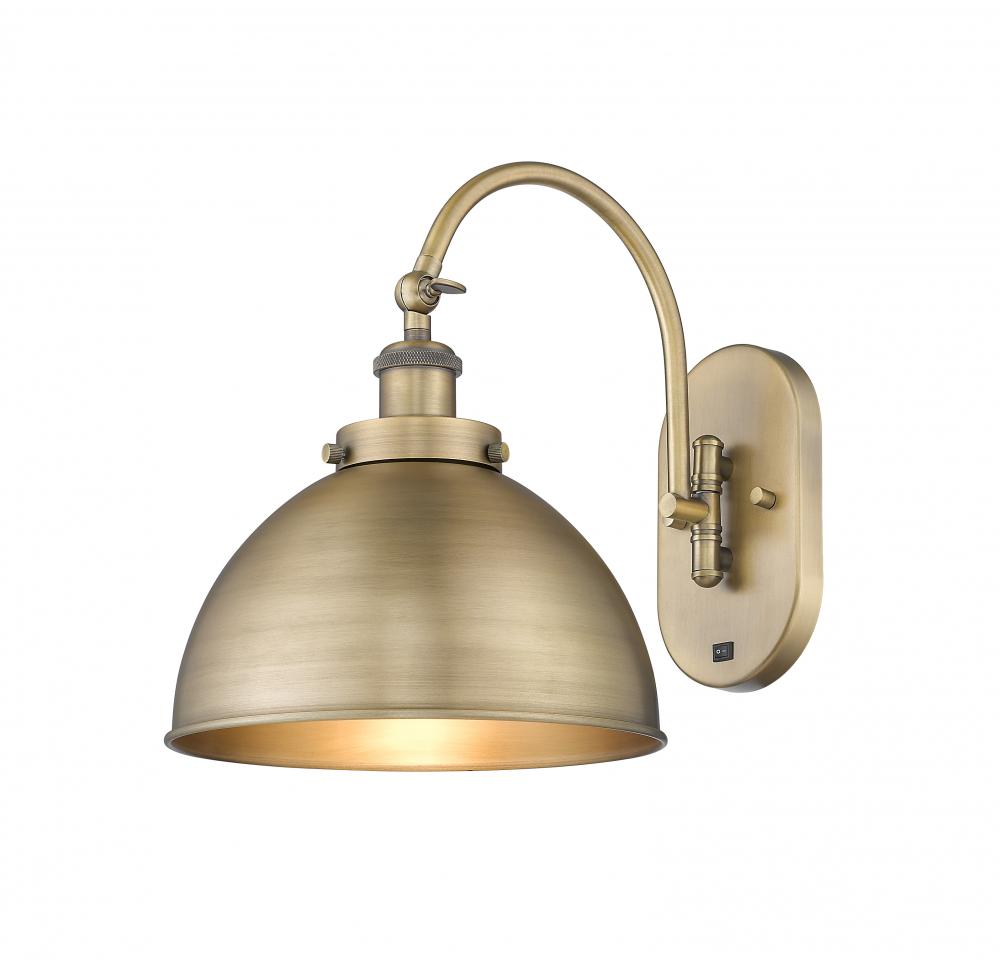 Ballston Urban - 1 Light - 10 inch - Brushed Brass - Adjustable Swing Arm
