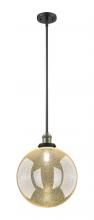 Innovations Lighting 201S-BAB-G208-12 - Beacon - 1 Light - 12 inch - Black Antique Brass - Stem Hung - Mini Pendant