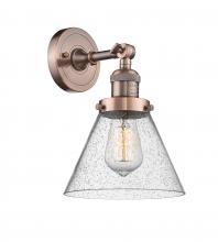 Innovations Lighting 203-AC-G44 - Cone - 1 Light - 8 inch - Antique Copper - Adjustable Sconce