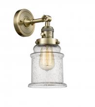 Innovations Lighting 203SW-AB-G184 - Canton - 1 Light - 7 inch - Antique Brass - Adjustable Sconce