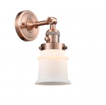 Innovations Lighting 203SW-AC-G181S - Canton - 1 Light - 5 inch - Antique Copper - Adjustable Sconce