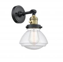 Innovations Lighting 203SW-BAB-G324-LED - Olean - 1 Light - 7 inch - Black Antique Brass - Adjustable Sconce