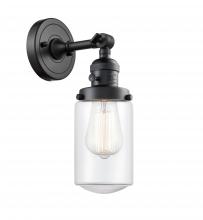 Innovations Lighting 203SW-BK-G312-LED - Dover - 1 Light - 5 inch - Matte Black - Adjustable Sconce