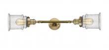 Innovations Lighting 208L-BB-G184 - Canton - 2 Light - 6 inch - Brushed Brass - Adjustable Bath Vanity Light