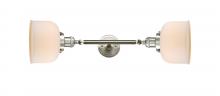 Innovations Lighting 208L-SN-G71 - Bell - 2 Light - 8 inch - Brushed Satin Nickel - Adjustable Bath Vanity Light