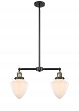 Innovations Lighting 209-BAB-G661-7 - Bullet - 2 Light - 24 inch - Black Antique Brass - Stem Hung - Adjustable Island Light