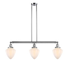 Innovations Lighting 213-PC-G661-7 - Bullet - 3 Light - 38 inch - Polished Chrome - Stem Hung - Adjustable Island Light