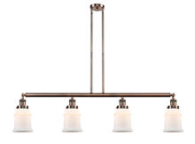 Innovations Lighting 214-AC-G181 - Canton - 4 Light - 51 inch - Antique Copper - Stem Hung - Island Light