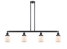 Innovations Lighting 214-BK-G51 - Bell - 4 Light - 50 inch - Matte Black - Stem Hung - Island Light
