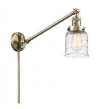 Innovations Lighting 237-AB-G513-LED - Bell - 1 Light - 8 inch - Antique Brass - Swing Arm