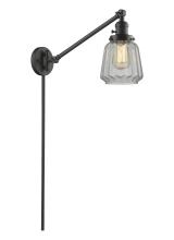 Innovations Lighting 237-OB-G142-LED - Chatham - 1 Light - 8 inch - Oil Rubbed Bronze - Swing Arm